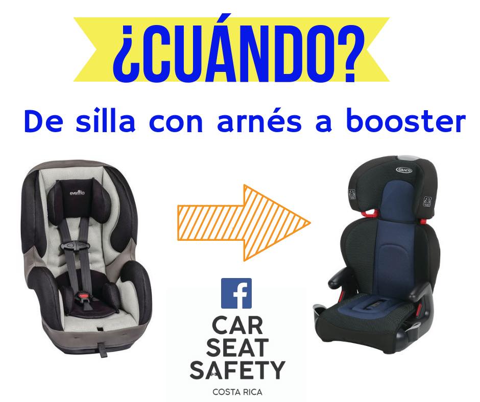 Estado fantasma Resignación Cuándo hacer el cambio de silla de carro con arnés a booster? - Car Seat  Safety with Melania