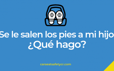 Los pies del niño se salen ¿Qué hago?