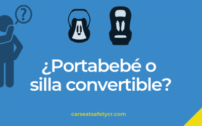 ¿Portabebé o silla convertible? ¿Cuál es la mejor para el recién nacido?