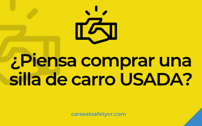 ¿Piensa comprar una silla de carro usada? Estos son los puntos a revisar