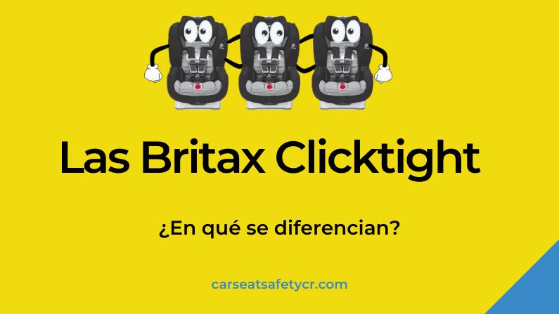 Comparación entre sillas convertibles Britax Clicktight: Similitudes y Diferencias